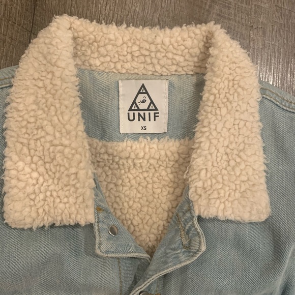 Unif x UO Sherpa Lined Jacket - Picture 3 of 4